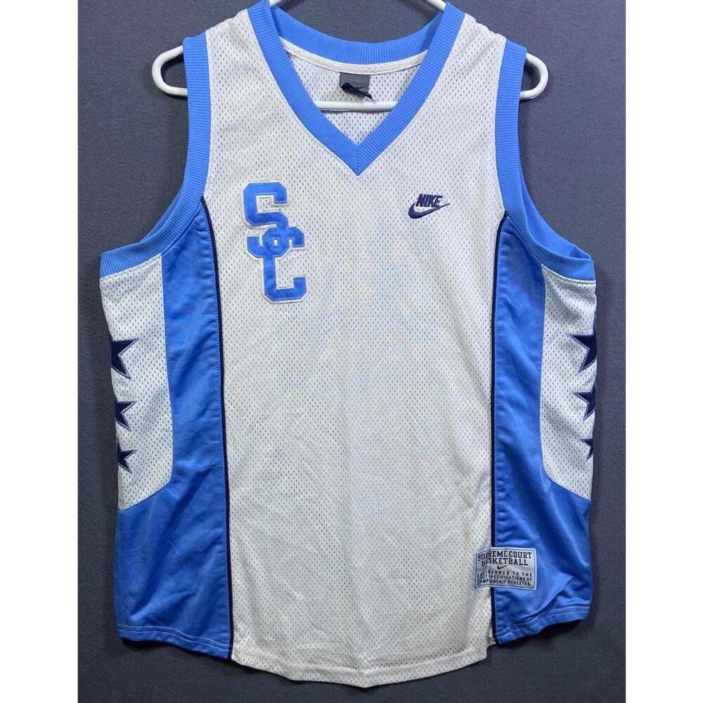 Nike Vintage Y2k Supreme Court Basketball Jersey Sleeve Less Shirt 33 Stars Sz M